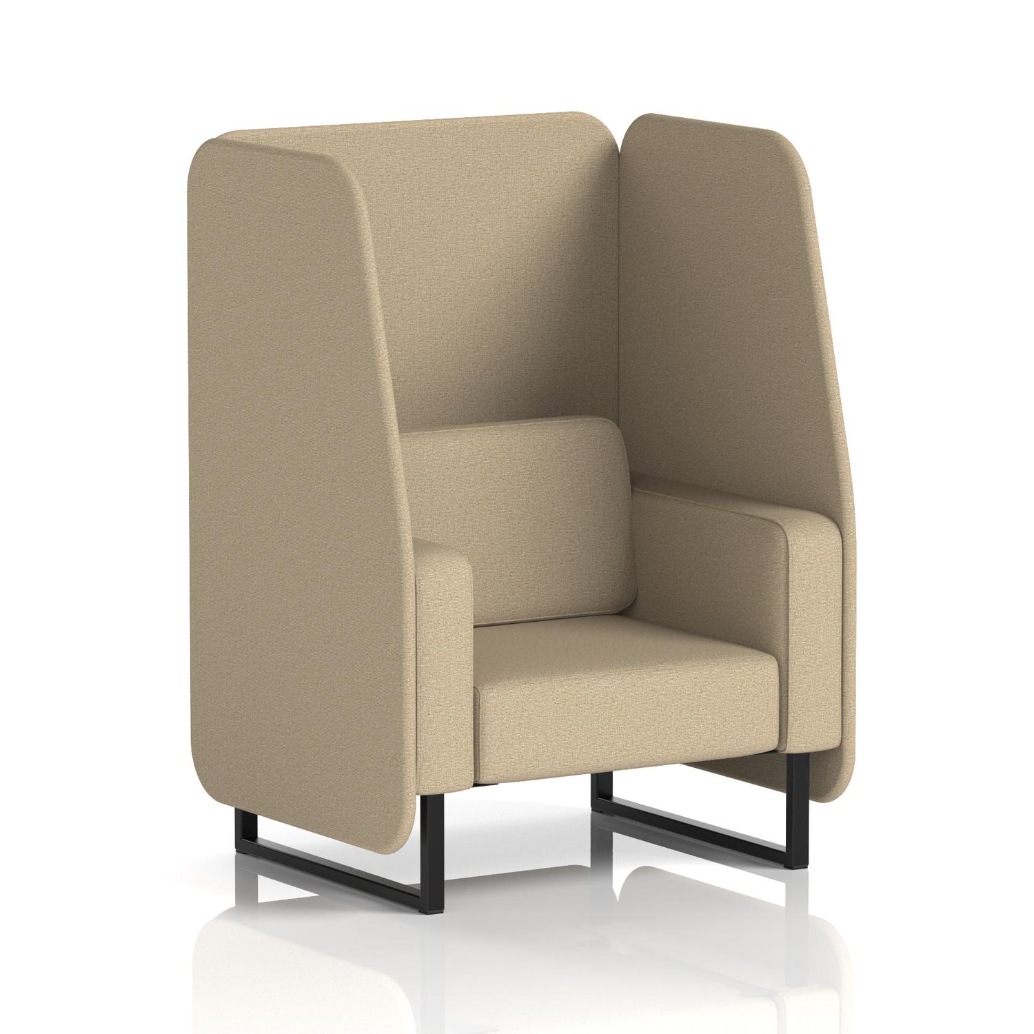 Brixworth Open Booth in Single Tone (Main Line Flax - Upminster Panels And Sofa)