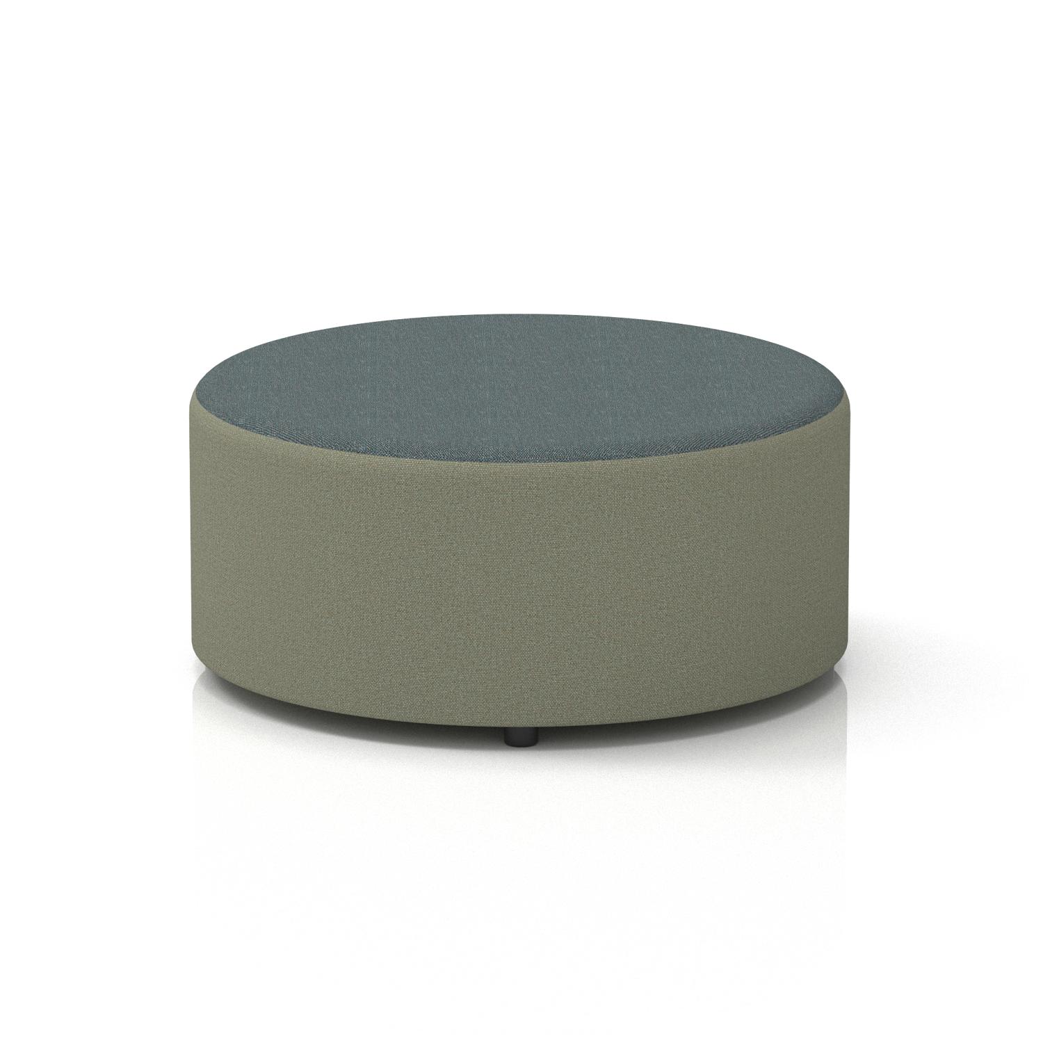 Harlestone Round Stool in Two Tone (Main Line Flax - Newbury Body Westminster Top)