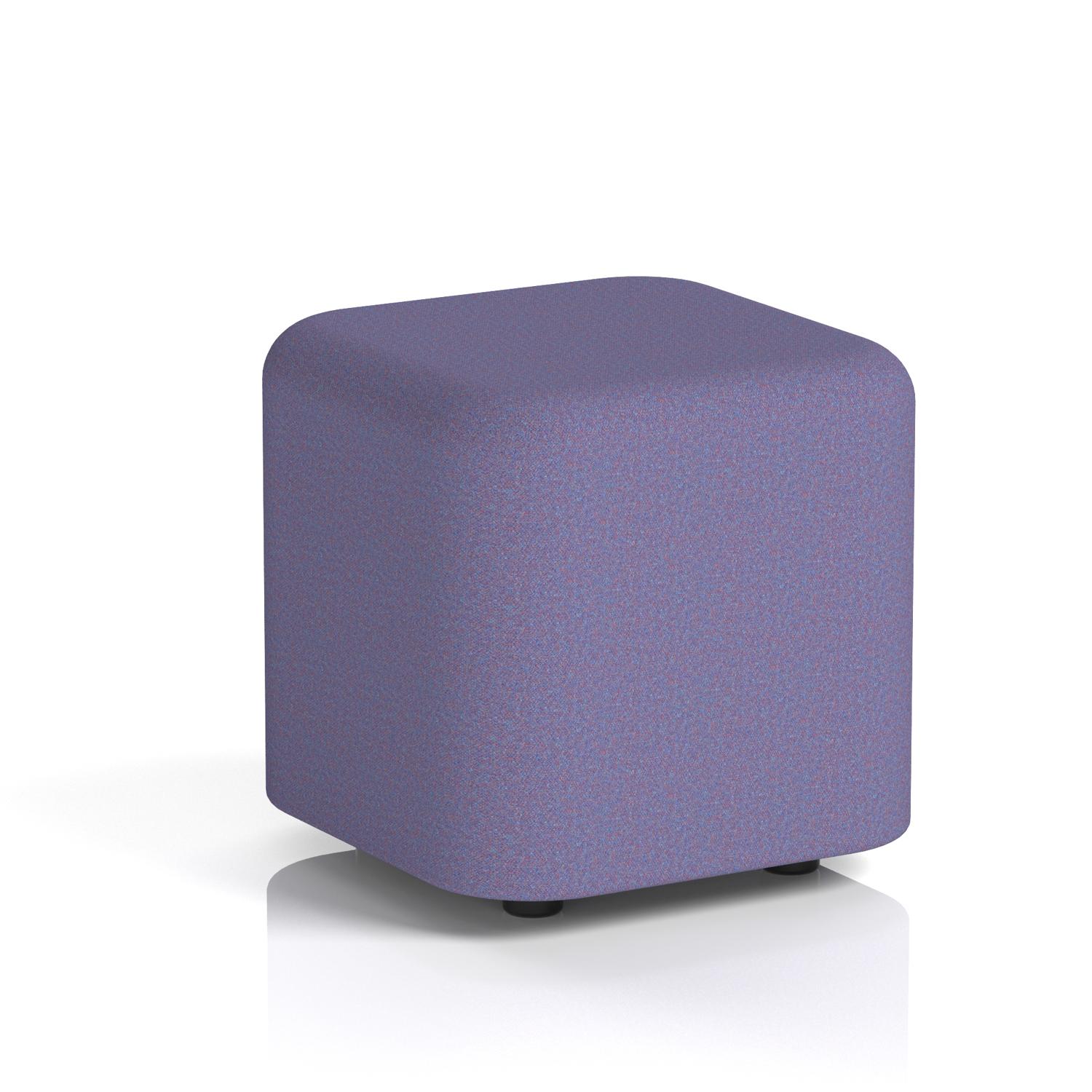 Harlestone Small Square Stool In Synergy Fabric - Order Body And Top