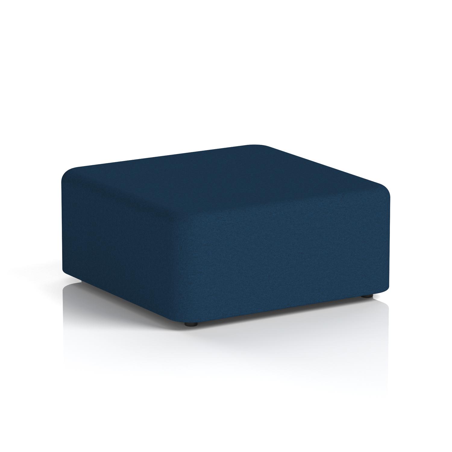 Harlestone Large Square Stool In X2 Fabric - Calculus Body And Top