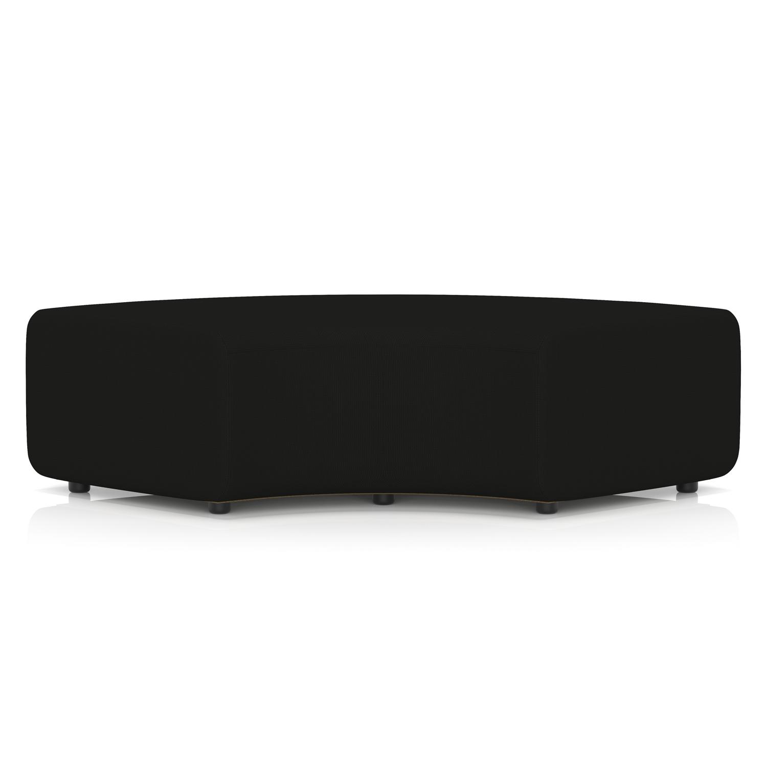 Mawsley Modular Seating 90 Degree Backless Curved Unit in Era - Forward