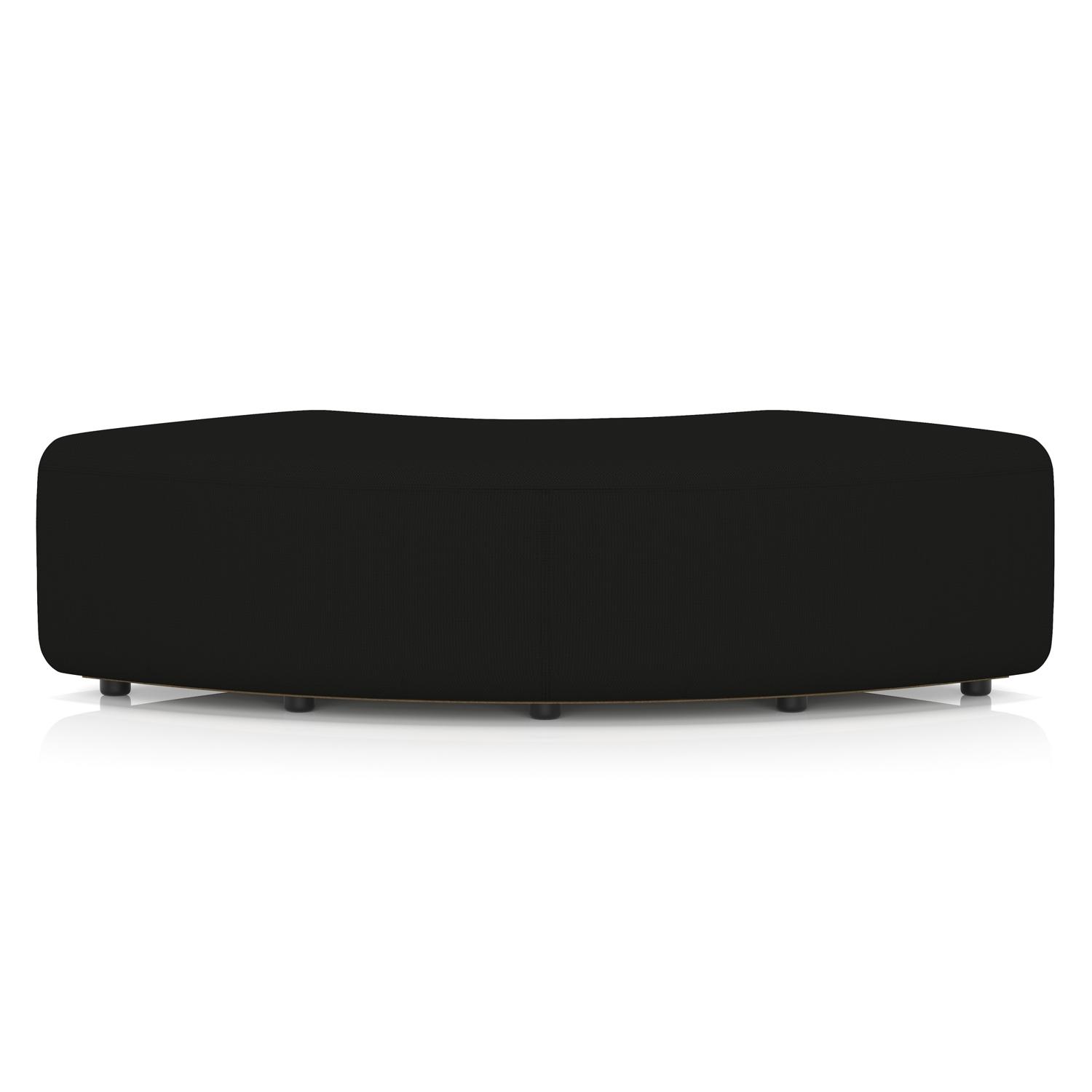 Mawsley Modular Seating 90 Degree Backless Curved Unit in Era - Forward