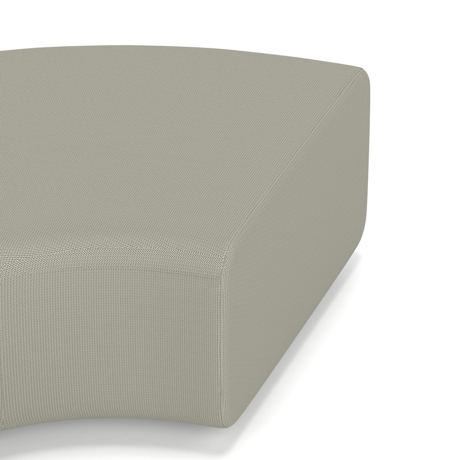 Mawsley Modular Seating 90 Degree Backless Curved Unit in Era - Generation