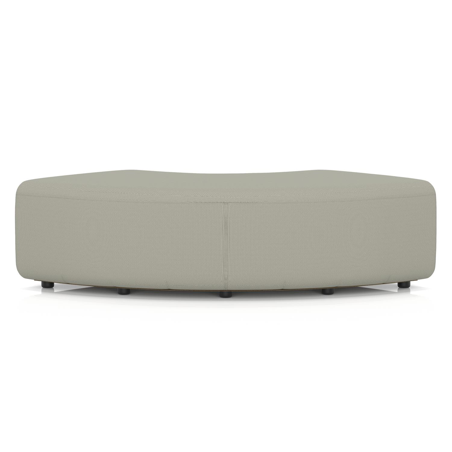 Mawsley Modular Seating 90 Degree Backless Curved Unit in Era - Generation