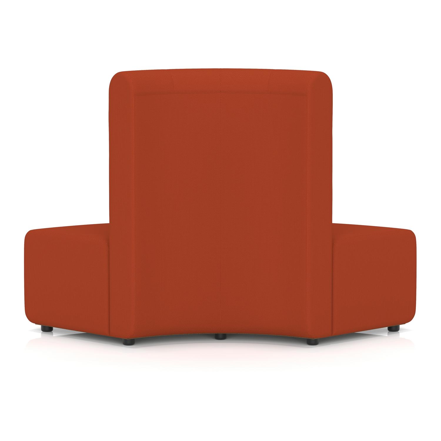 Mawsley Modular Seating 90 Degree Outer Curve High Back Unit in Era - Experience