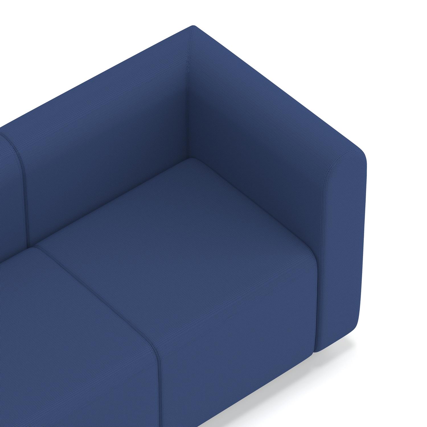 Mawsley Modular Seating Set L-Shaped Corner Sofa 7 Seater With Arms in Era - Perennial