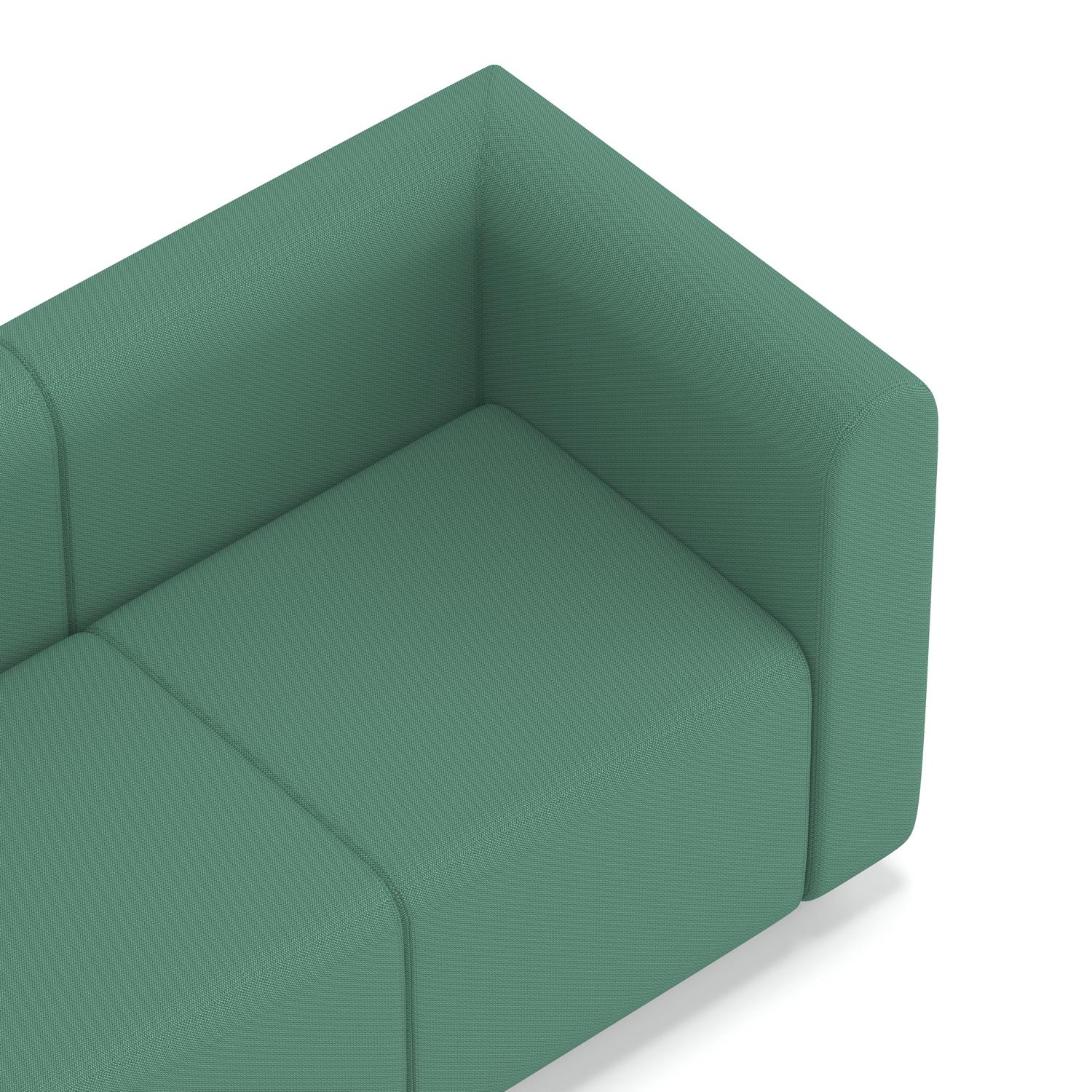 Mawsley Modular Seating Set L-Shaped Corner Sofa 7 Seater With Arms in Era - Rest