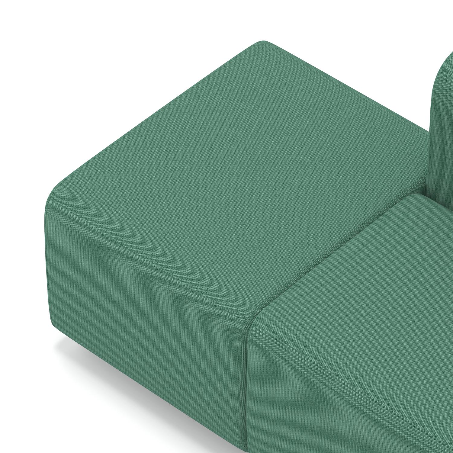 Mawsley Modular Seating Set L-Shaped Corner Sofa 7 Seater With Left Arms in Era - Rest