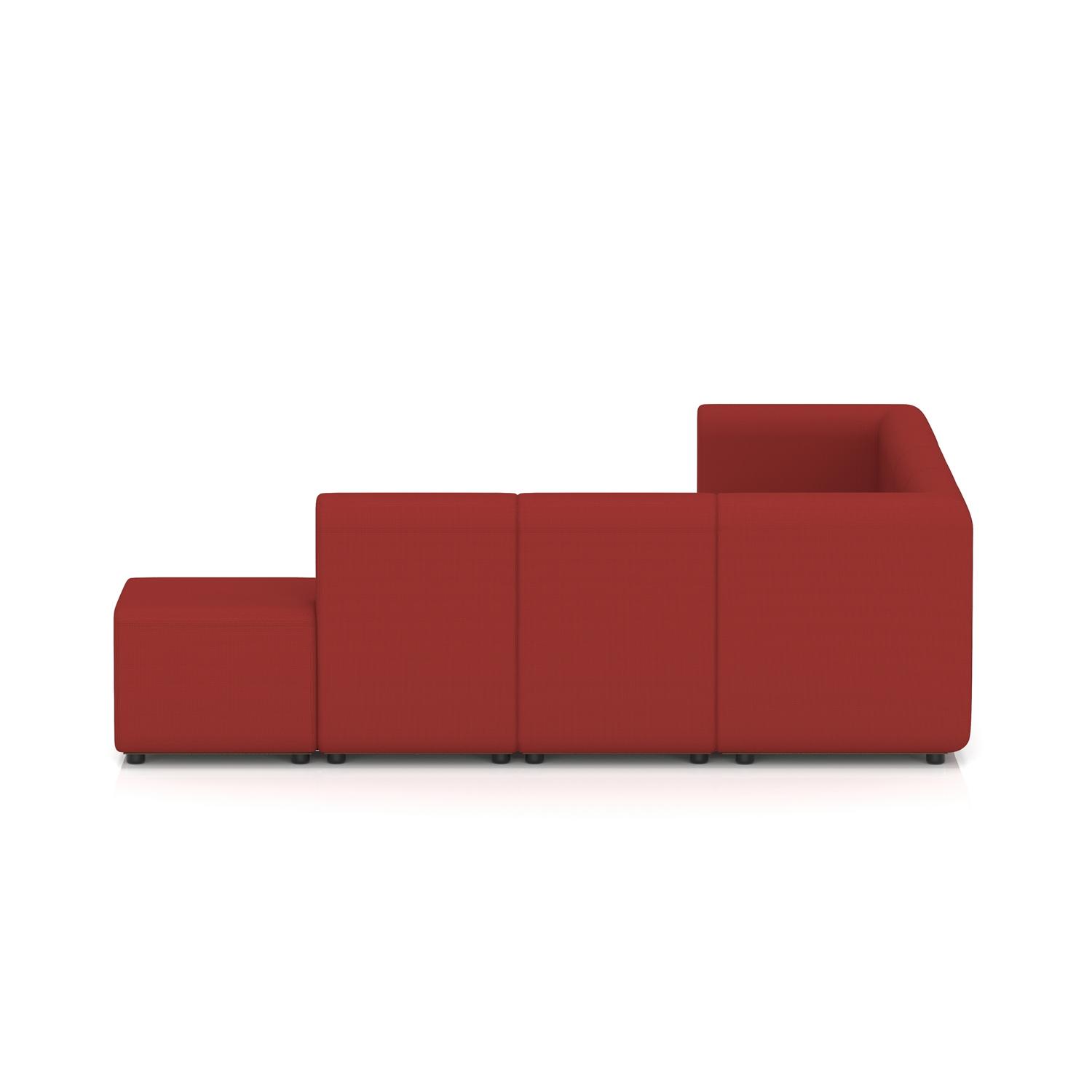 Mawsley Modular Seating Set L-Shaped Corner Sofa 7 Seater With Right Arms in Era - Extent