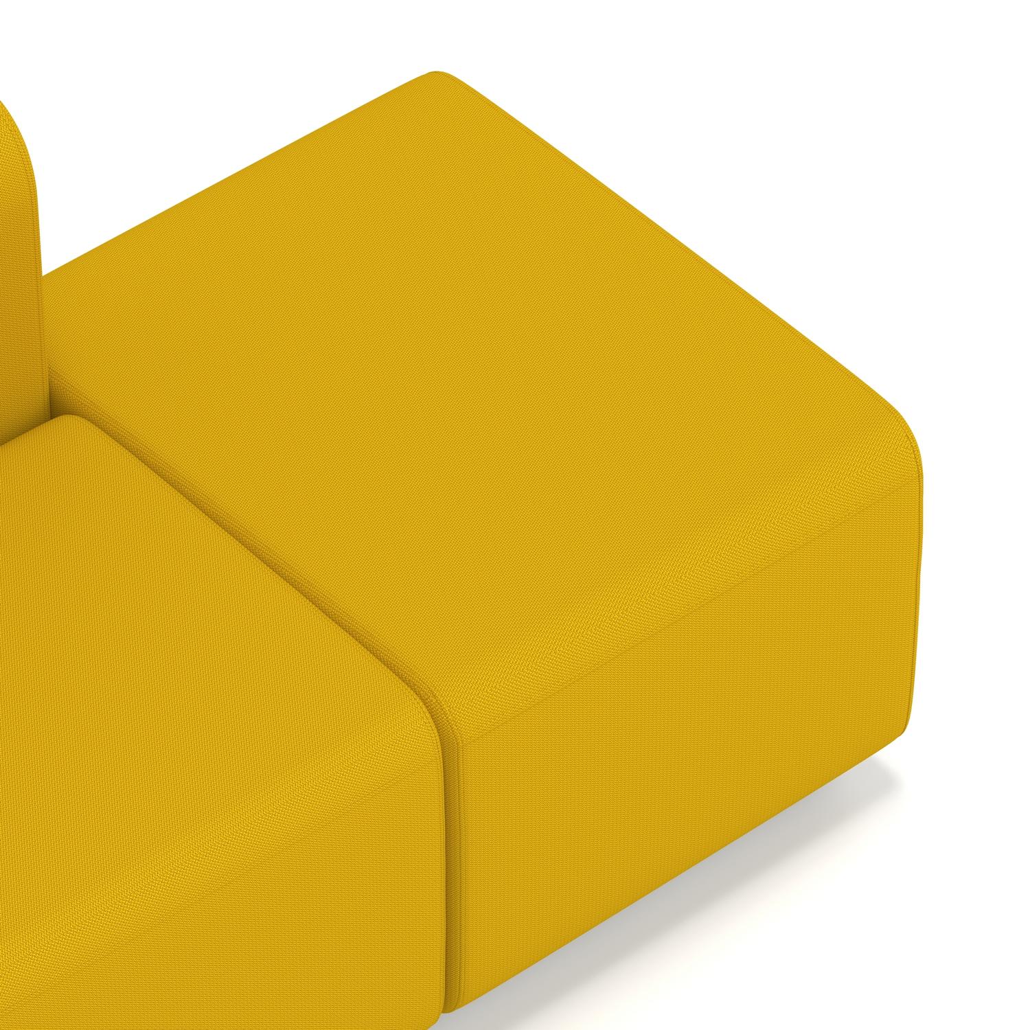Mawsley Modular Seating Set L-Shaped Corner Sofa 7 Seater With Right Arms in Era - Occasion