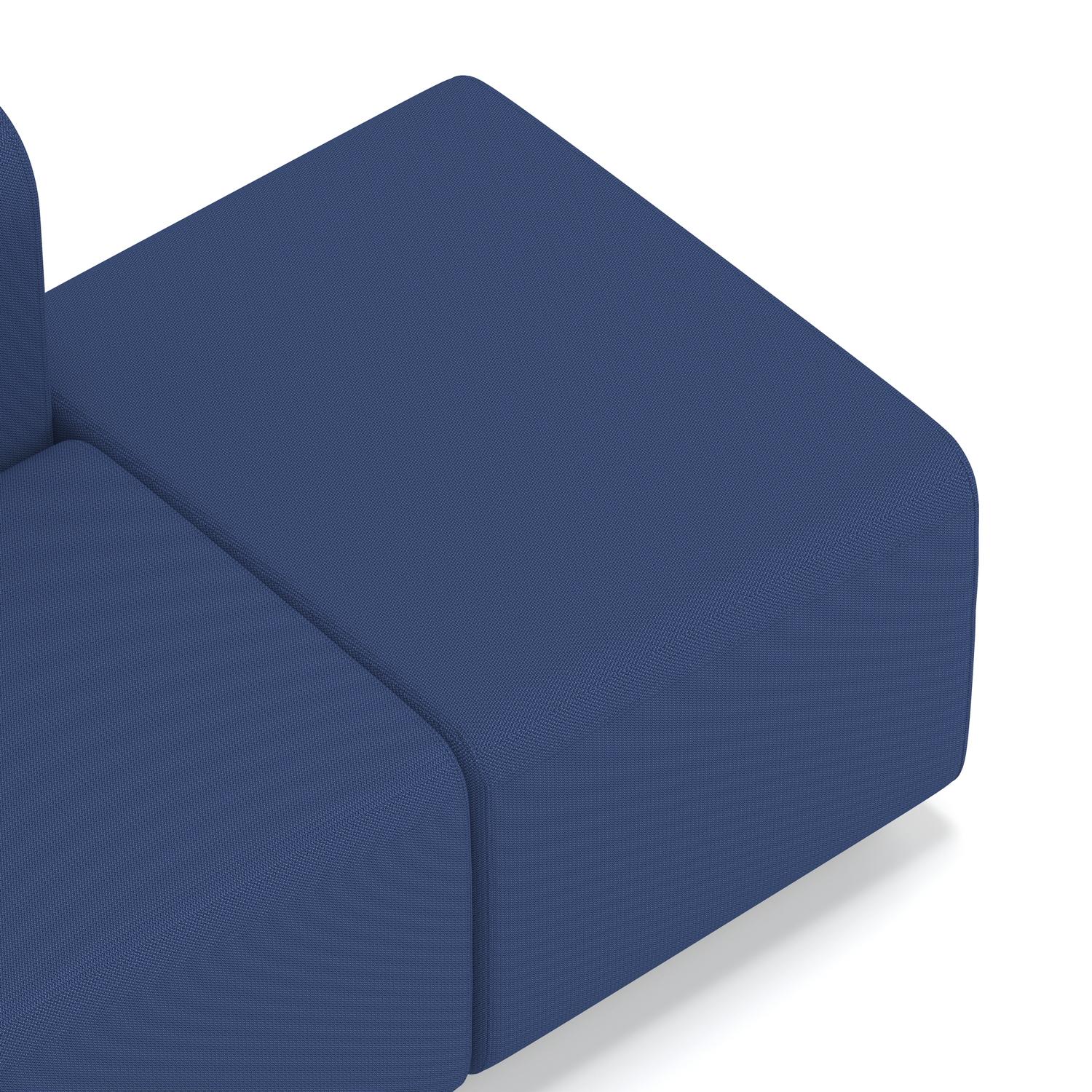 Mawsley Modular Seating Set L-Shaped Corner Sofa 7 Seater With Right Arms in Era - Perennial