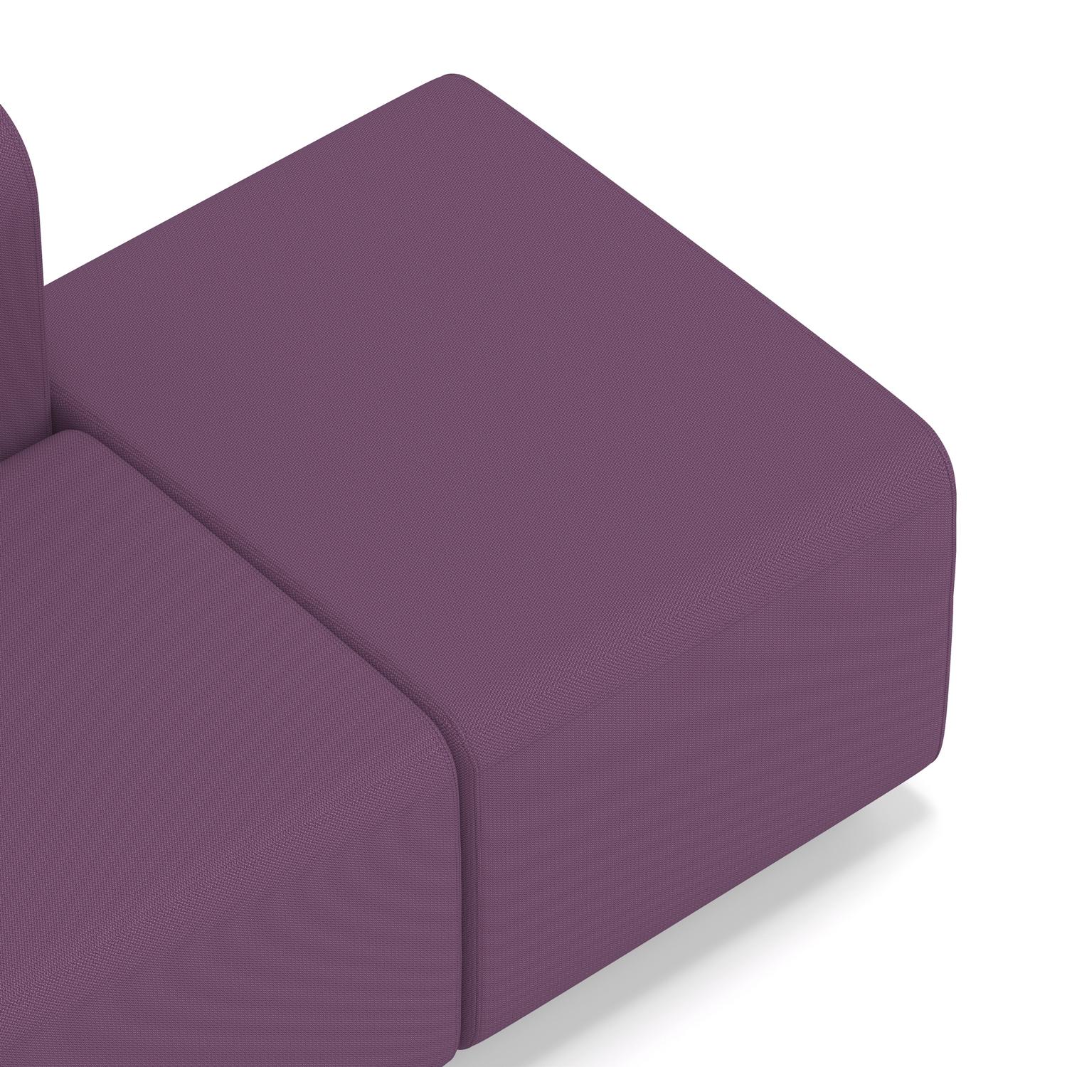 Mawsley Modular Seating Set L-Shaped Corner Sofa 7 Seater With Right Arms in Era - Prime