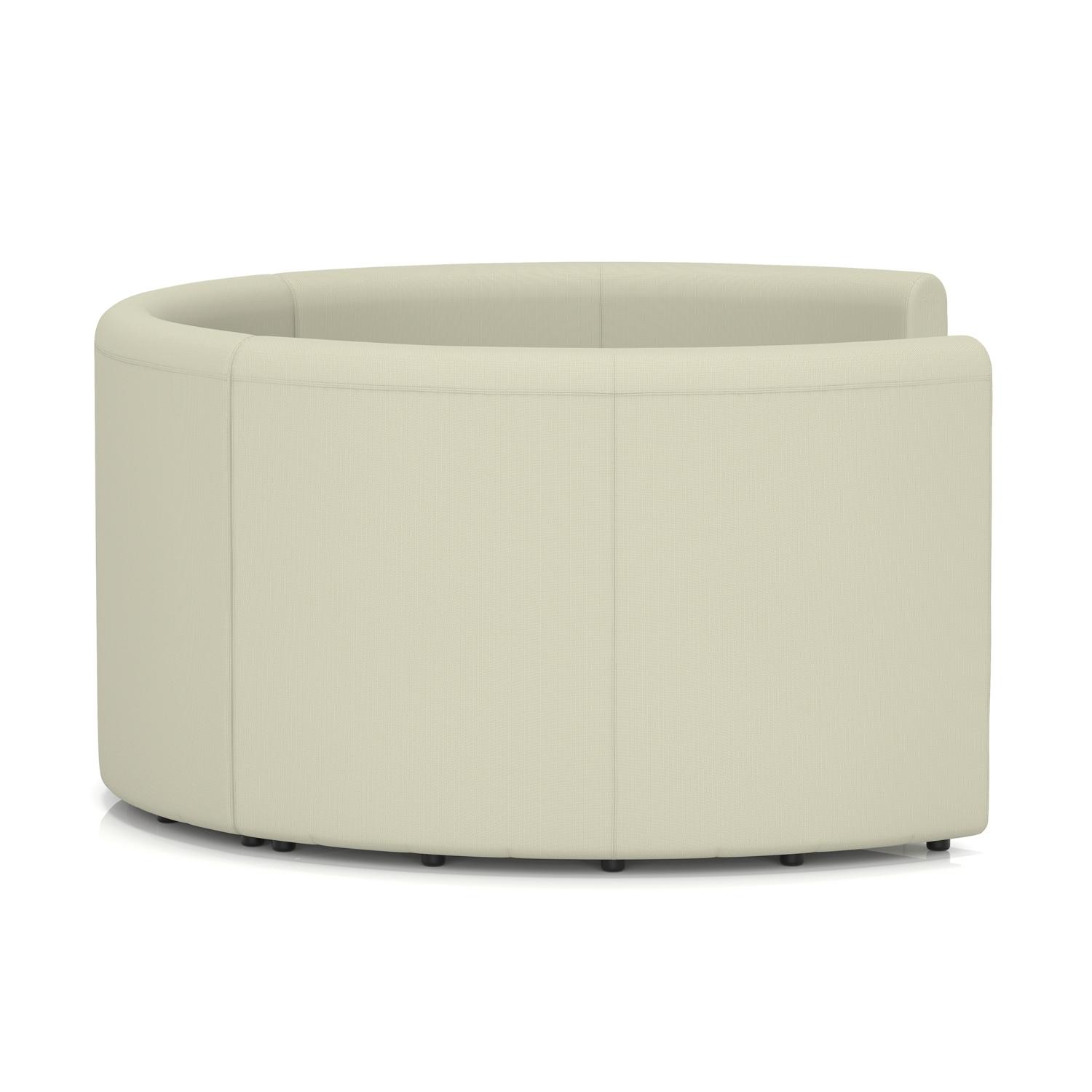 Mawsley Modular Seating Set Circular Booth High Back With Black Table in Era - Futurist