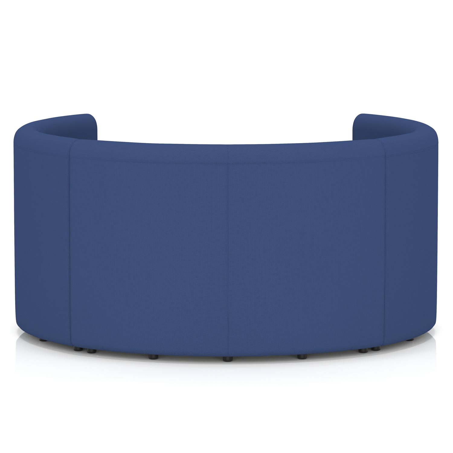 Mawsley Modular Seating Set Circular Booth High Back With White Table in Era - Perennial