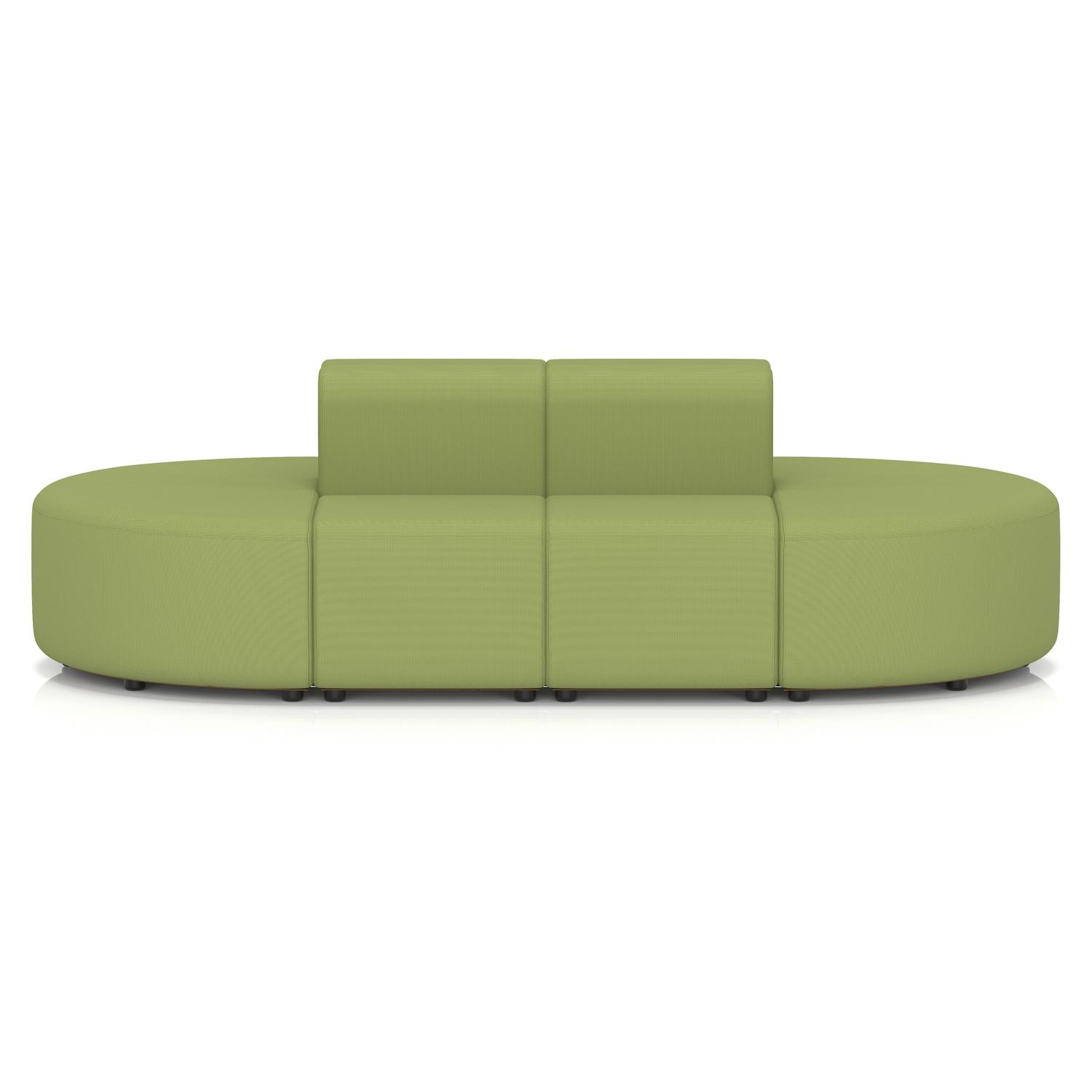 Mawsley Modular Seating Set Capsule Island Low Back 8 Seater in Era - Endurance