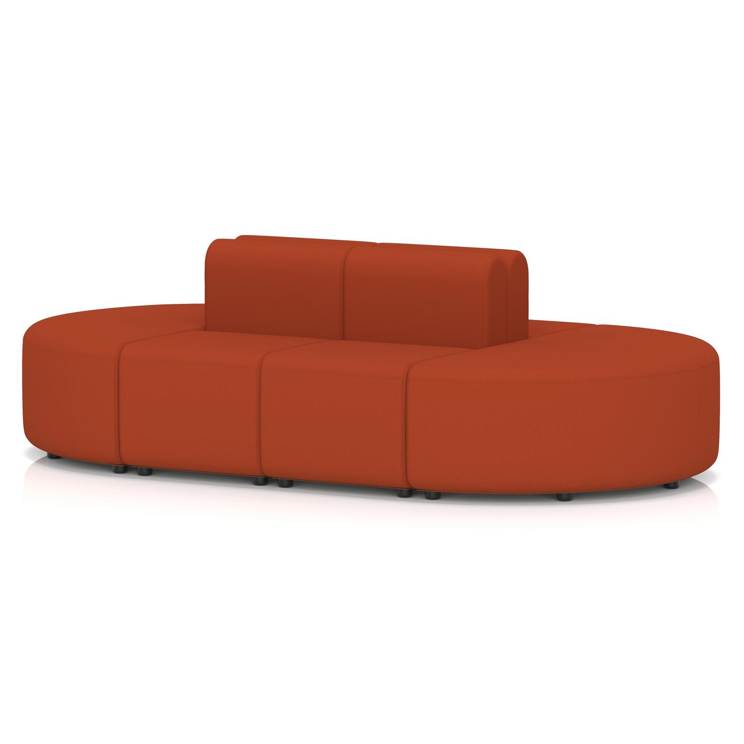 Mawsley Modular Seating Set Capsule Island Low Back 8 Seater in Era - Experience