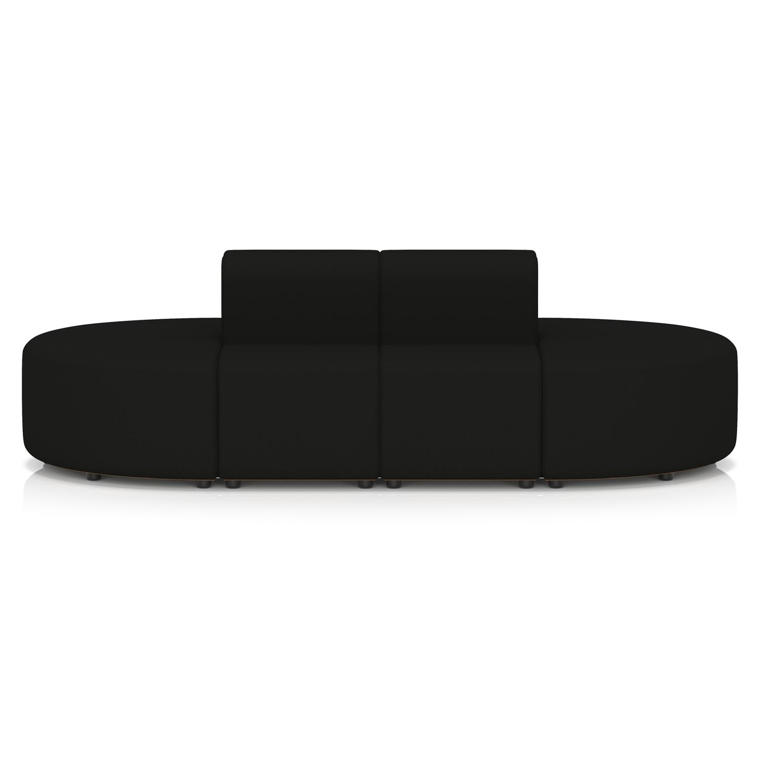 Mawsley Modular Seating Set Capsule Island Low Back 8 Seater in Era - Forward