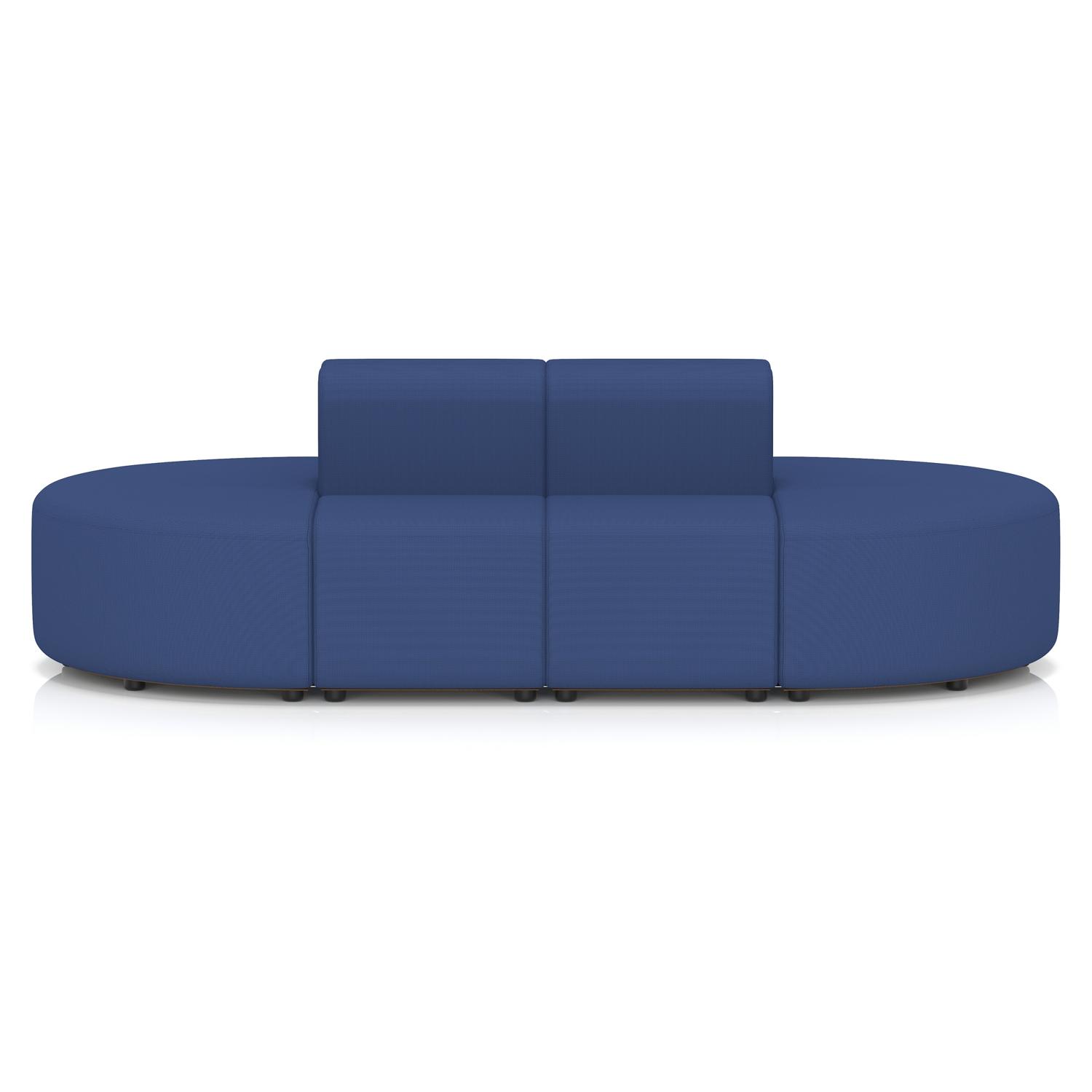 Mawsley Modular Seating Set Capsule Island Low Back 8 Seater in Era - Perennial