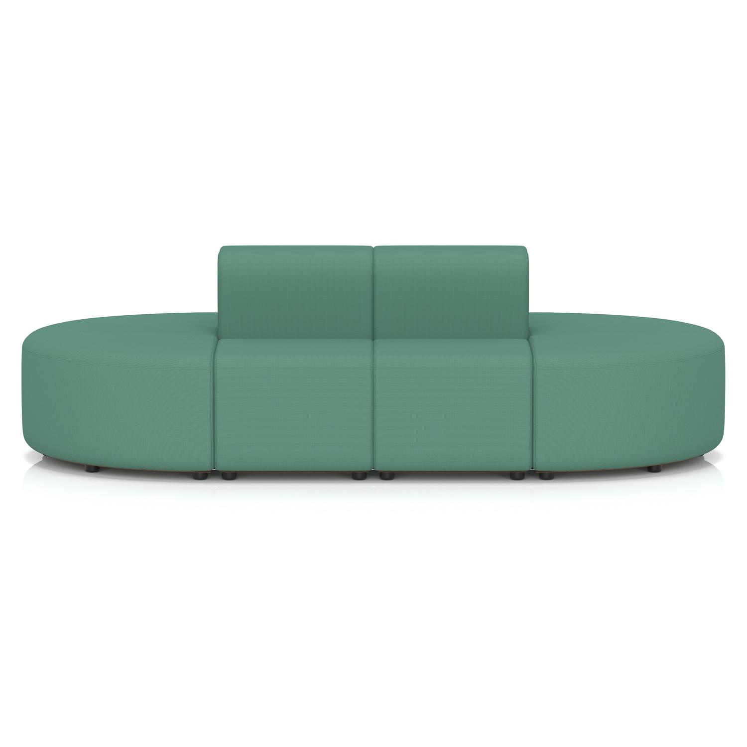 Mawsley Modular Seating Set Capsule Island Low Back 8 Seater in Era - Rest