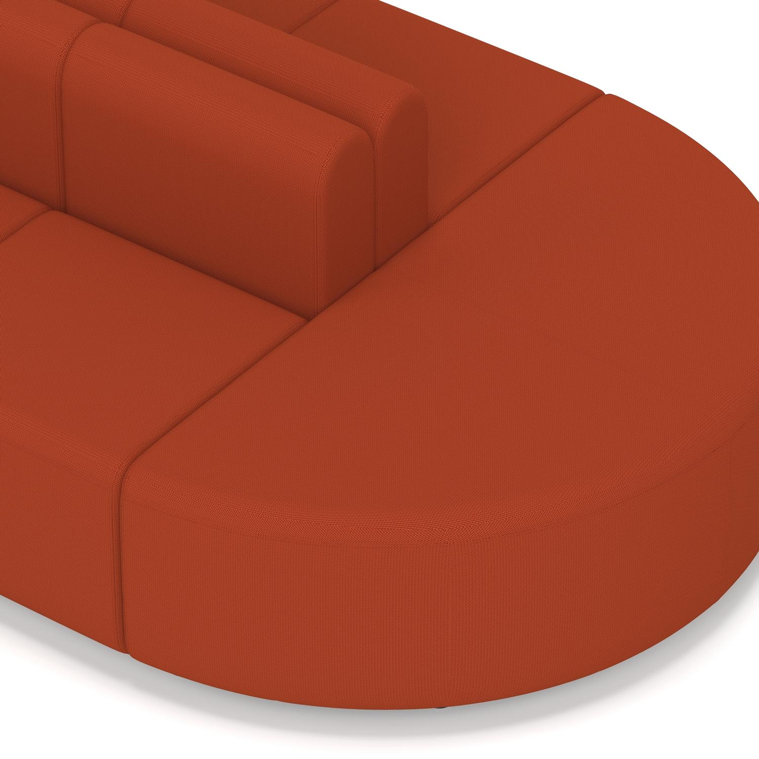 Mawsley Modular Seating Set Capsule Island Low Back 10 Seater in Era - Experience