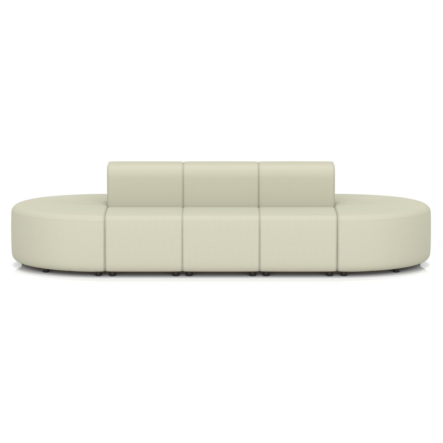 Mawsley Modular Seating Set Capsule Island Low Back 10 Seater in Era - Futurist