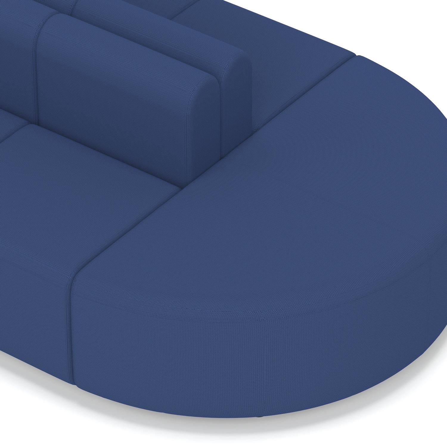 Mawsley Modular Seating Set Capsule Island Low Back 10 Seater in Era - Perennial