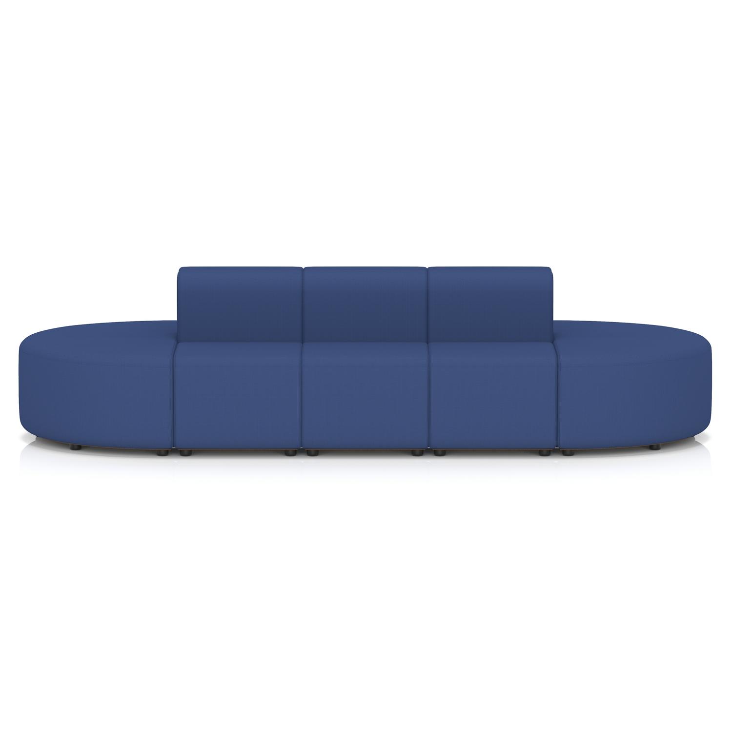 Mawsley Modular Seating Set Capsule Island Low Back 10 Seater in Era - Perennial