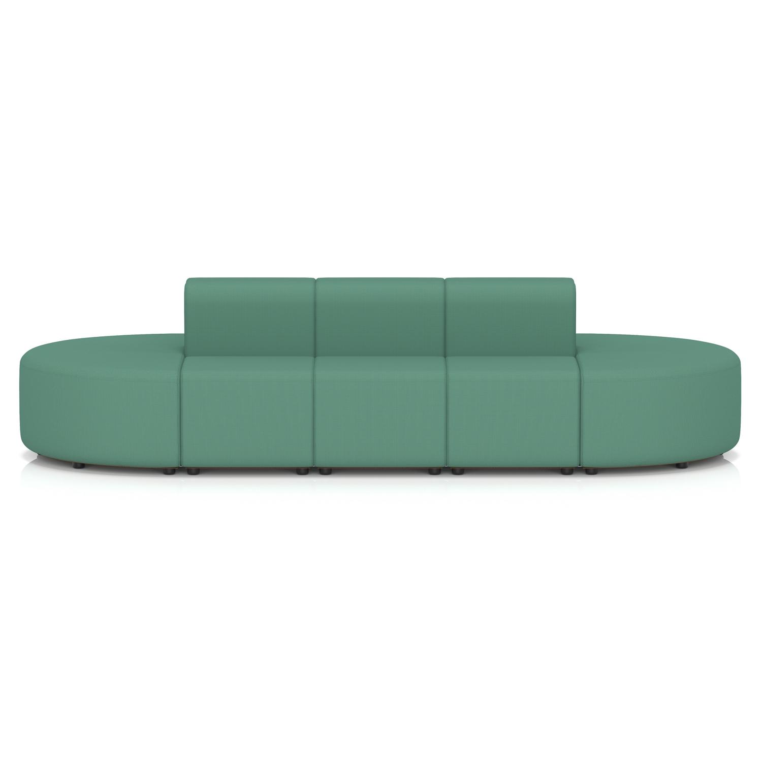 Mawsley Modular Seating Set Capsule Island Low Back 10 Seater in Era - Rest