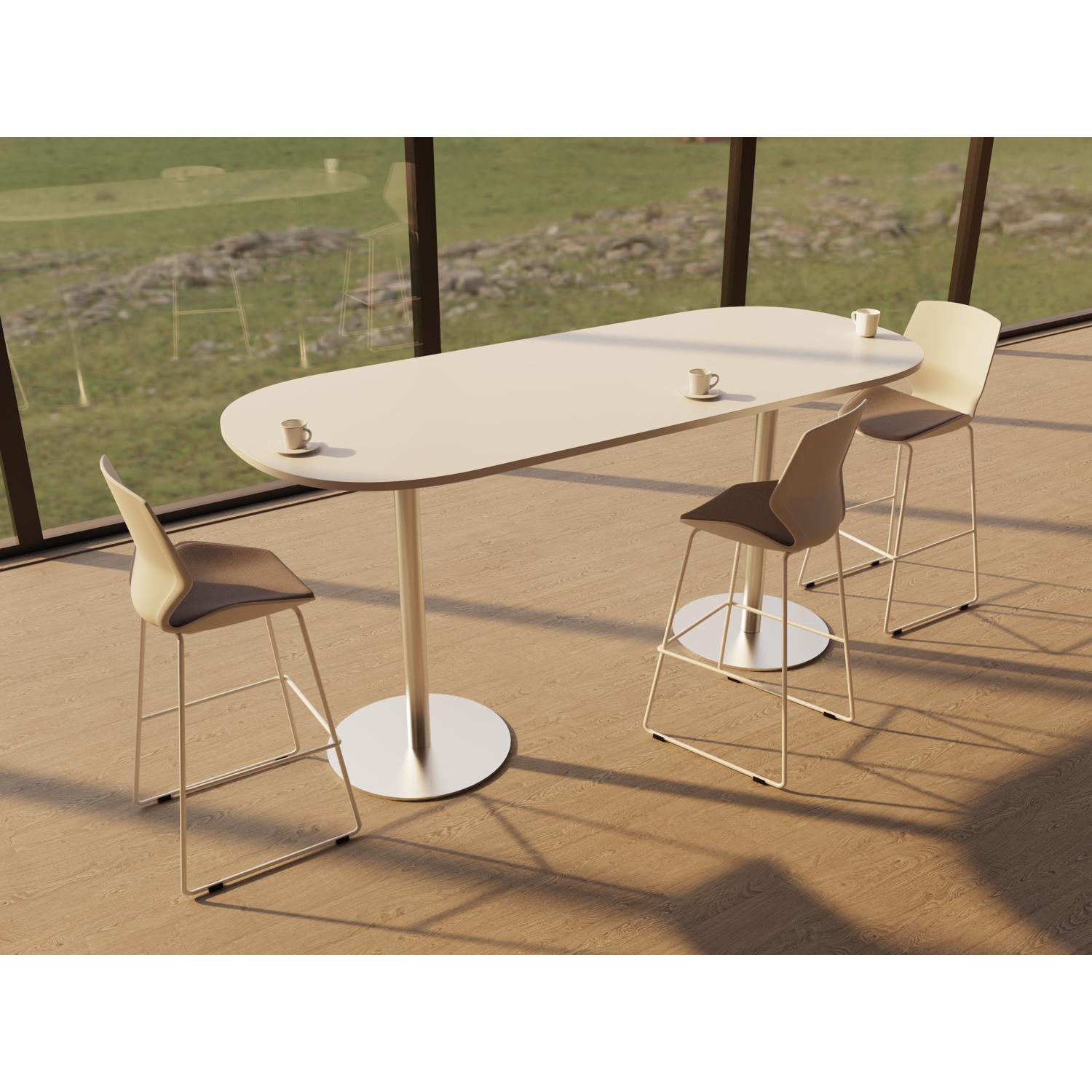 Florence White Frame High Stool Bespoke Colour Seat Quest Limpet Florence White Frame High Stool Bespoke Colour Seat Quest Limpet